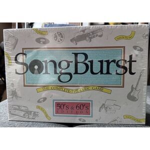 Vintage 1990 SongBurst 50's And 60's Edition Board Game Brand‎ New.